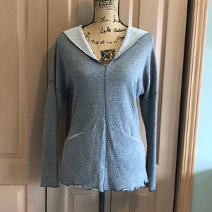Gray Hoodie Free People Anthropologie Sweatshirt
